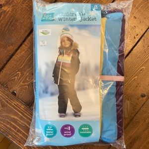 NWT Lily and Dan size S girls winter coat with fur lined hood